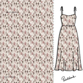 Designer Color Leaf Digital Printed Clothing Material